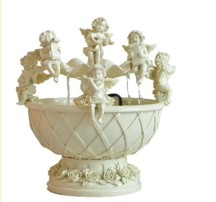 Ivory European Style Fountain With Children Wedding Gifts_4_1.jpg